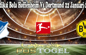 Prediksi Bola Hoffenheim Vs Dortmund 22 Januari 2022