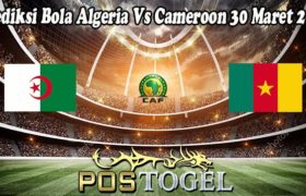 Prediksi Bola Algeria Vs Cameroon 30 Maret 2022