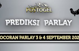 Prediksi Parlay Jitu 3 dan 4 September 2022