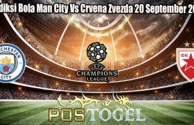 Prediksi Bola Man City Vs Crvena Zvezda 20 September 2023