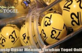 Prinsip Dasar Menang Taruhan Togel Online